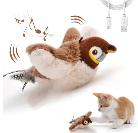 Interactive Flapping Bird Toy (Rechargeable)