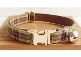 Plaid Cat Collar by MUTTCO (Single Item)